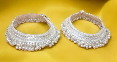 SONU SELECT Traditional Silver Heavy Anklet with Ghungroo for Women Payal Pajeb Alloy Anklet