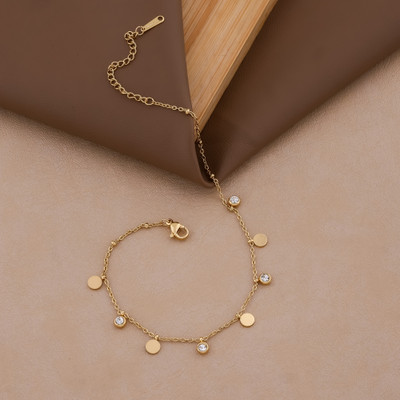 queralt Brass Anklet