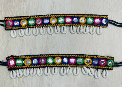 The Sej Creation payal1 Fabric Anklet(Pack of 2)