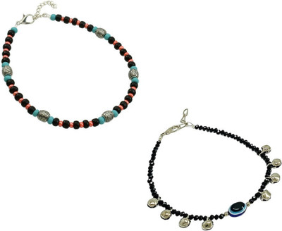 HIGH TRENDZ Alloy Anklet(Pack of 2)