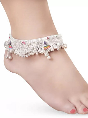 BHORIWAL super 2 stone Alloy Anklet