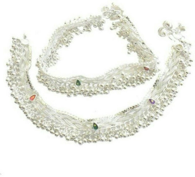 Charms Diva Precious Alloy Anklet(Pack of 2)