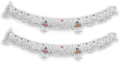SHUCHI PAYAL Traditional Indian Payal/Pajeb Designer Fancy Collection Alloy Anklet