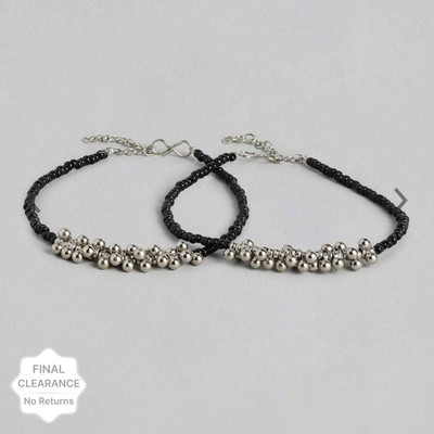 Agastya Creaations Alloy Anklet(Pack of 2)