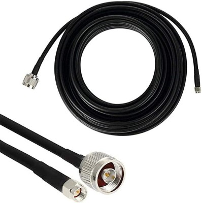 graspadeal LMR400 Coaxial Cable N Male to SMA Male for 4G LTE, 5G, 5 Mtr. Antenna Amplifier