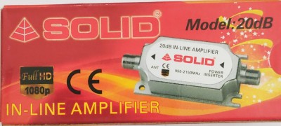Solid 20-DB COAXIAL IN LINE AMPLIFIER Antenna Amplifier