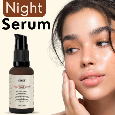 DEVRIZ PROFESSIONAL Night Serum with Retinol & Niacinamide For Fight Signs of aging & Skin Repair(30 ml)