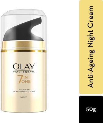 OLAY Total Effects Night Cream with Vitamin C,Niacinamide, Green Tea(50 g)