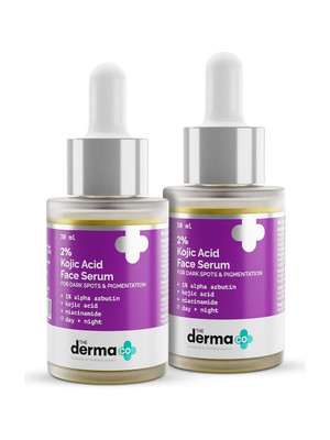 The Derma Co 2% Kojic Acid Face Serum with 1% Alpha Arbutin & Niacinamide for Dark Spots, Blemishes & Pigmentation(60 ml)