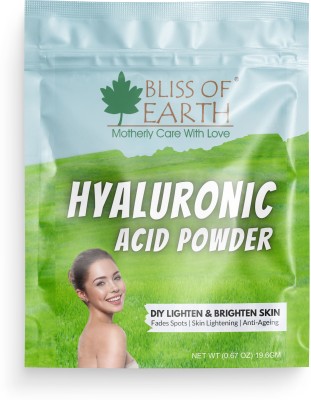Bliss of Earth Hyaluronic Acid Powder Cosmetic Grade Best for Moisturizer serum, Gel, Face Wash(20 g)