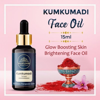 Wildflower essentials Kumkumadi Face Oil Glow Boosting Skin & Brightening Face Oil Men & Women(15 ml)