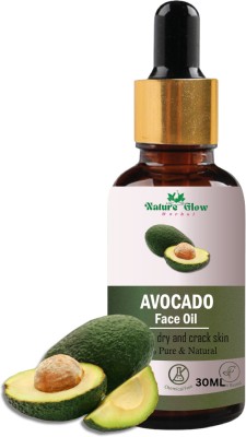 Nature Glow Herbal Avocado Facial Oil | Moisturizes Skin, Repairs & Strengthens Hair|(30 ml)