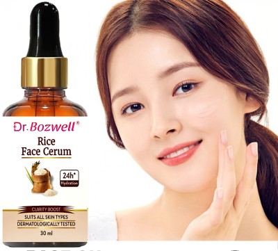 Dr.bozwell Rice Water Face Serum For anti ageing, Clear, Blemish-Free Skin(30 ml)