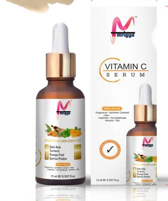 MRIGYA Vitamin C Face Serum\With Gotu Kola, Quinoa Protein\ Get SPOT LESS BRIGHT SKIN(15 ml)