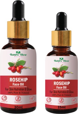 Nature Glow Herbal Rosehip Facial Oil | Hydrates & Moisturize Skin,Men & Women(45 ml)