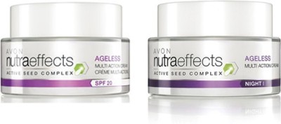 AVON Nutraeffects Ageless Multi-Action Day Cream SPF 20 (50 g) + Night Cream (50 g)(100 g)