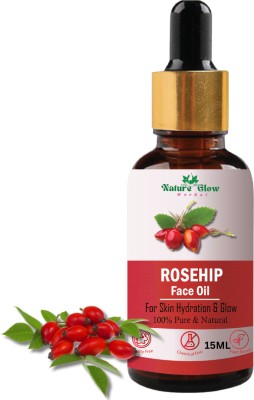 Nature Glow Herbal Rosehip Facial Oil | Hydrates & Moisturize Skin,Men & Women(15 ml)