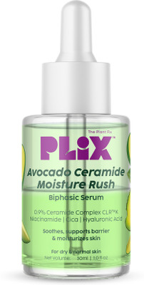 The Plant Fix Plix Avocado Ceramide Moisture Rush Biphasic Serum for Strengthened Skin Barrier(30 ml)