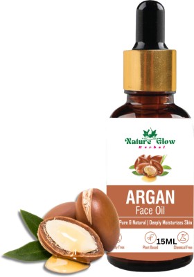 Nature Glow Herbal Argan Carrier Oil for Skin Hydration & Hair Growth(15 ml)
