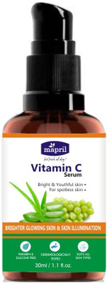 MAPRIL Vitamin C Serum for Bright, youthful skin and spotless skin-30ml.(30 ml)