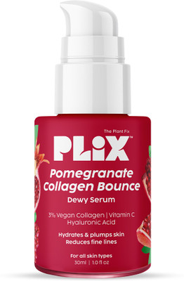 The Plant Fix Plix Pomegranate Collagen Bounce Serum For Reducing Fine Lines & Wrinkles(30 ml)