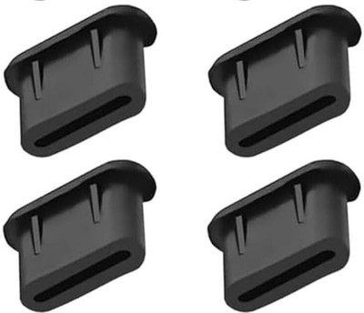 ZENIFY USB type c dusting PLUG USB Black Anti-dust Plug(Mobile, Tablet, Laptop Pack of 4)