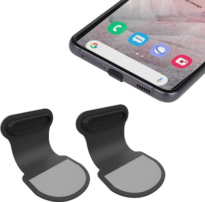 Wiska USB Black Anti-dust Plug(Mobile Pack of 2)