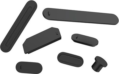 oaky Anti Dust Dirt Plug Cups Set for MacBook Pro 16.2 inch 2021-2024 Power Port Black Anti-dust Plug(Laptop Pack of 1)