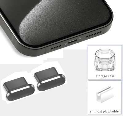 mizi USB Grey Anti-dust Plug(Mobile Pack of 2)