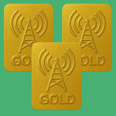 AirSoft Radiation Guard Gold Chip Sticker for Reducing EMF Exposure and Family Safety Anti-Radiation Sticker(Laptop, Mobile, PC, Phone, Tablet, Television)