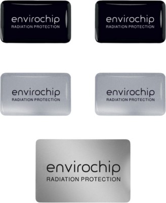 Envirochip Immunity Booster Family Pack for Radiation Protection - Mobile + Wifi Router chip (black + silver) Anti-Radiation Chip(Mobile, Tablet)