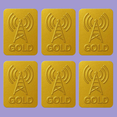 AirSoft Gold Mobile Anti Radiation Chip Sticker for Reducing EMF Exposure and Risk Anti-Radiation Sticker(Laptop, Mobile, PC, Phone, Tablet, Television)