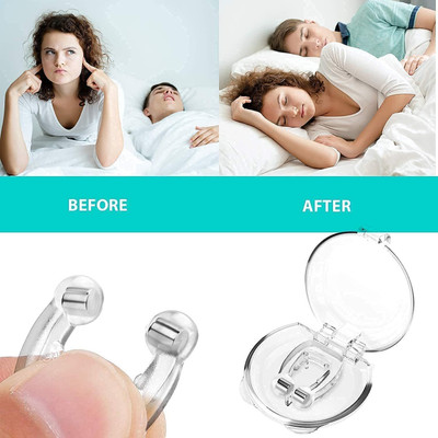 AARADHYAM Aid Snoring Clip Sleeping Breath Aids Device, Anti Snoring Solution Anti-snoring Device(Nose Clip)