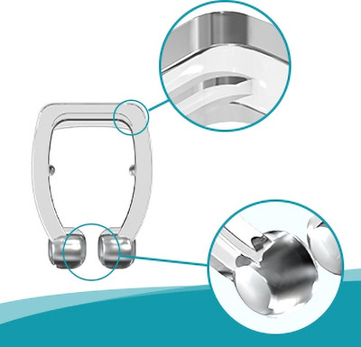 Ureka Anti Snoring Device Silicon Nose Clip Snoring Stopper Anti Snore Reusable Anti-snoring Device(Nose Clip)