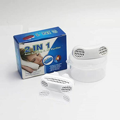 Digital Shoppy White 2 in 1 Anti-snoring Device(Nose Clip)