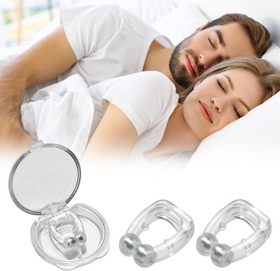 house of common Anti-Snoring Device Silicone Nose Clip | Snore stopper magnetic Mini Comfortable Anti-snoring Device(Nose Clip)