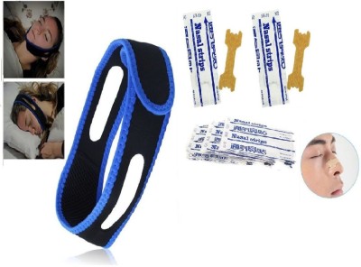 Digital Shoppy Anti-snoring Device (Chin Strap) and Better Breath Nasal Strips(10 pc) Anti-snoring Device(Mouthpiece)