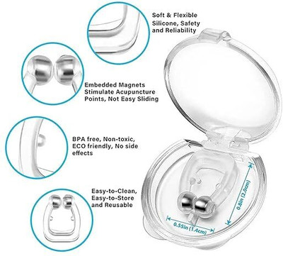 Mallade K_ML_SN_AC Anti-snoring Device(Nose Clip)