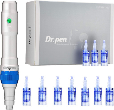 DR. PEN Ultima A6 Microneedling Pen Professional Wireless W/ (10 *12 Pin) Anti Wrinkle Machine