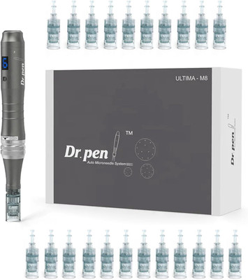 DR. PEN M8 Wireless Micro Microneedling Pen with 12Pcs 16 Pin & 10Pcs 36 Pin Anti Wrinkle Machine