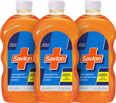 Savlon Antiseptic Disinfectant Liquid, 500mlx3 Combo, First Aid,Personal & Home Hygiene Antiseptic Liquid(500.0 ml x Pack of 3)