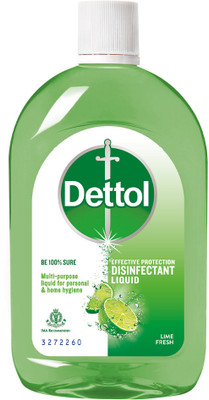 Dettol Disinfectant Floor Cleaner, Surface Disinfection, Personal Hygiene-Fresh Lime Lime Fresh(250 ml)