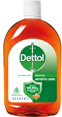 Dettol First Aid, Surface Disinfection and Personal Hygiene Antiseptic Liquid(125 ml)