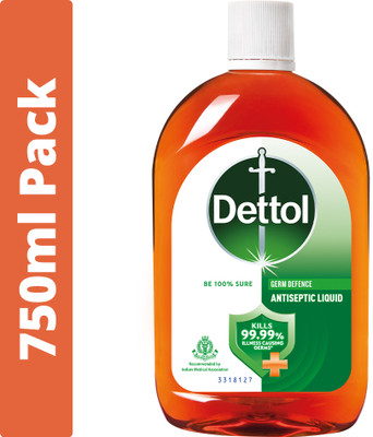 Dettol Antiseptic Liquid for First Aid, Surface Disinfection and Personal Hygiene, Antiseptic Liquid(750.0 ml x Pack of 1)
