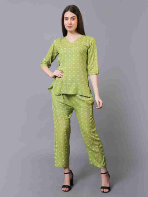 DIVYASTRI FASHION Top Pant Co-ords Set