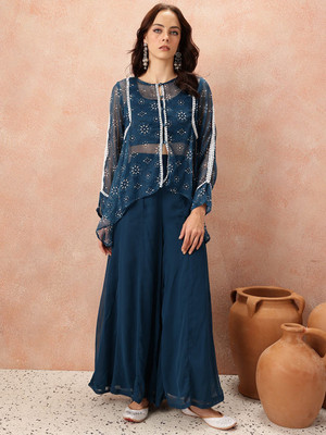all about you Top Palazzos Co-ords Set with Shrug