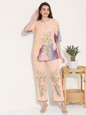 QUIRA Shirt Pant Co-ords Set