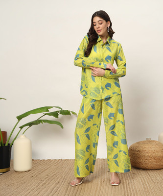 FIORRA Shirt Palazzos Co-ords Set
