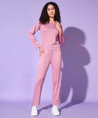 MOD YOUNG Solid Women Track Suit