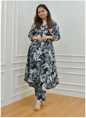 SONIYAFAB Women Ethnic Top Pant Set